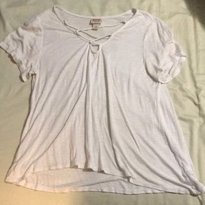 White Cross Cross top